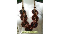 Beads Gold Necklaces Mix by Woods